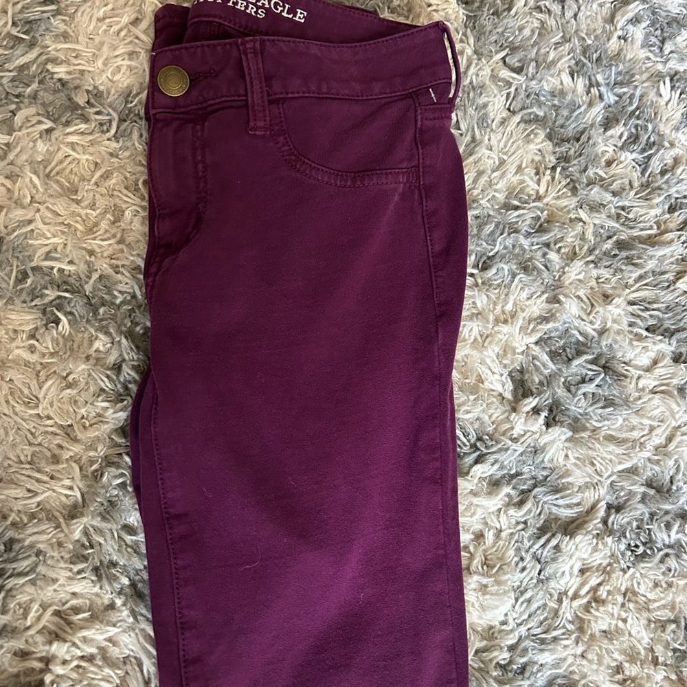 American Eagle Purple Jeans